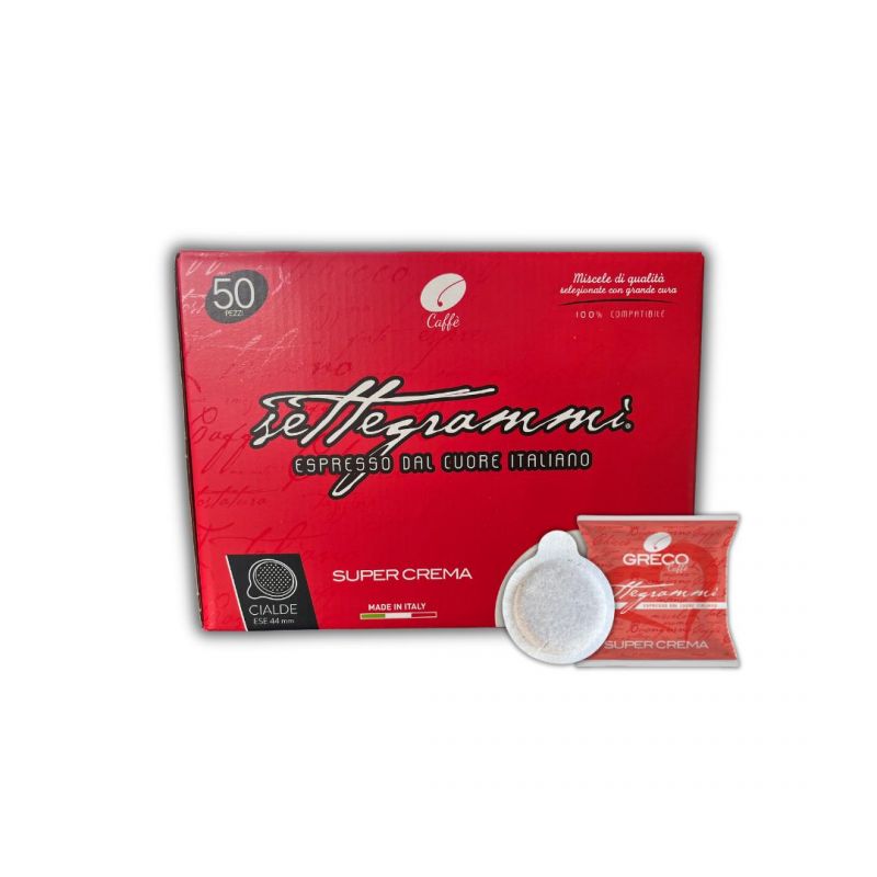 Capsules en papier ESE 44 mm - 50 capsules - Goût super onctueux