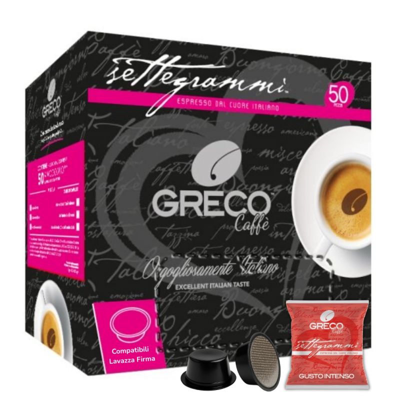 Capsules compatibles Lavazza® Firma - 50 capsules - Goût intense