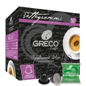 Capsules compatibles Nespresso® - 100 capsules - Décaféinées